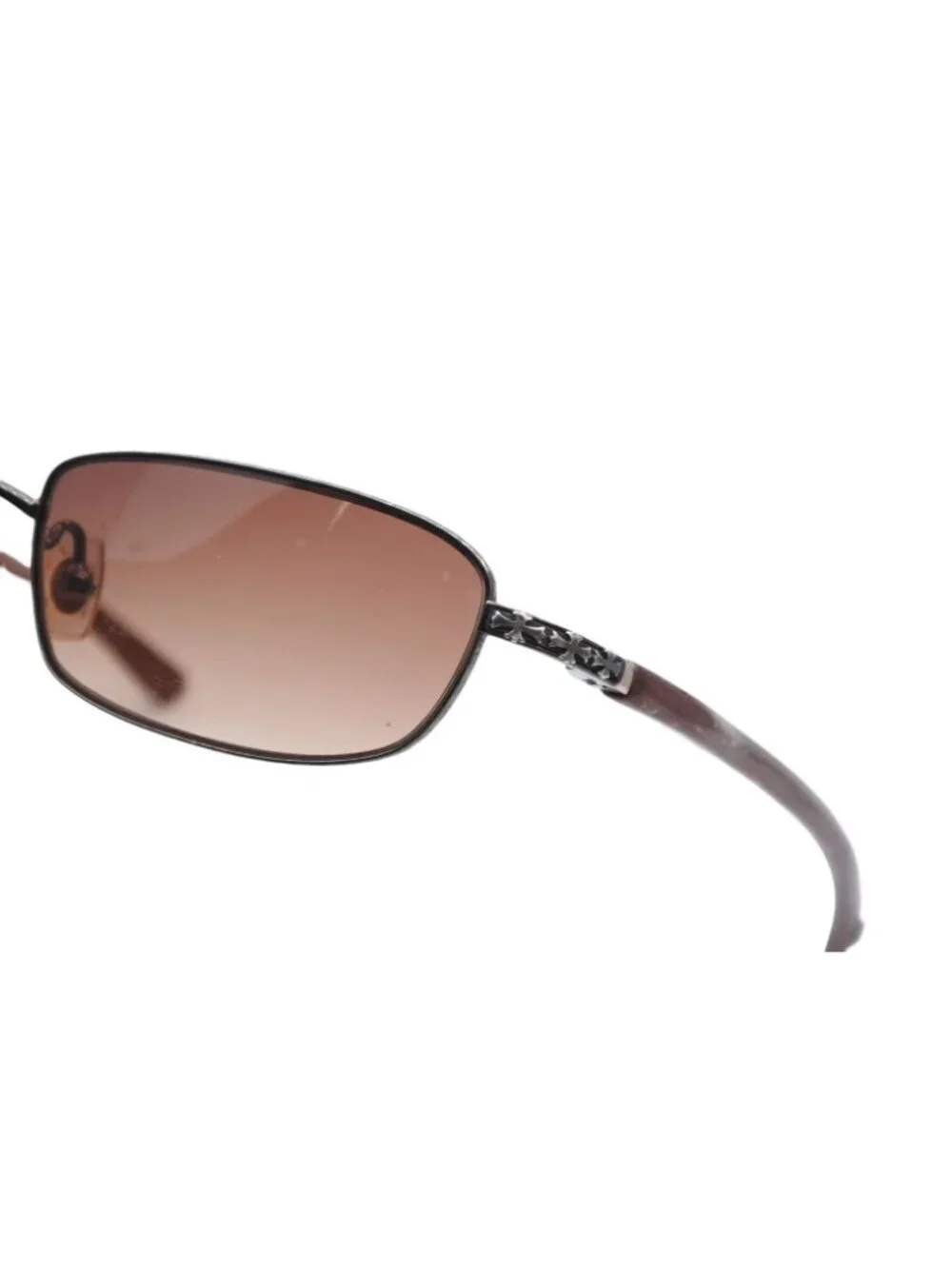 Chrome Hearts Vervedere-d Sunglasses Eyewear CH Cross Dagger Ebony Wood